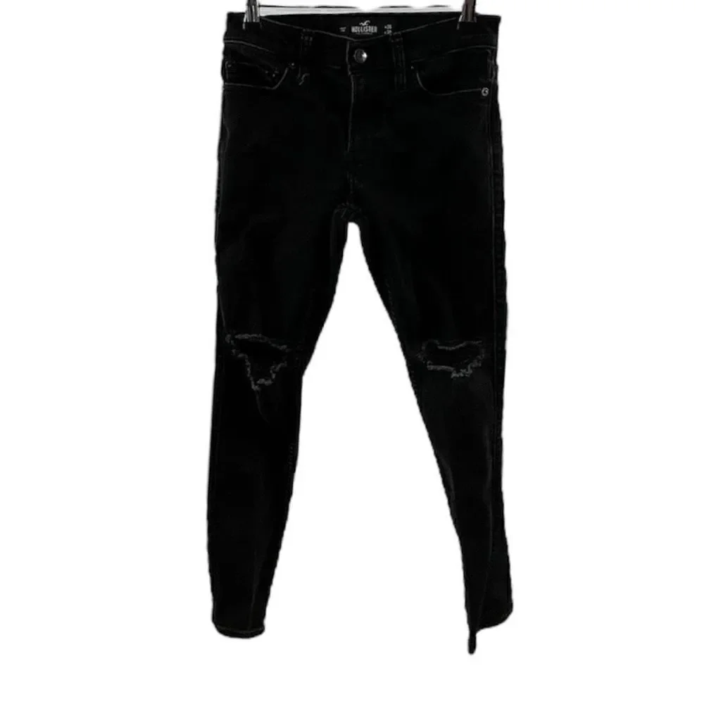 Hollister Black Skinny Advanced Stretch Jeans Size  26X30